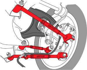 Energized Customs Upper Rear Track Control Arm For Honda Accord (1998-2003)