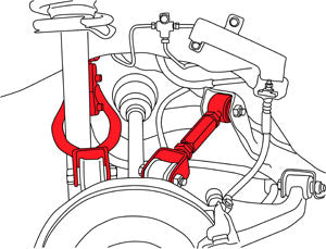 90-96 Nissan 300ZX SPC Rear Camber arm and Traction Arm set