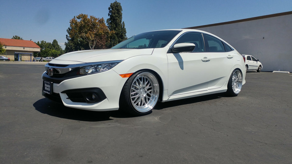 BC Racing Coilovers installed on 2016 Civic 