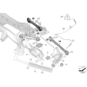 06-11 BMW 3-Series Godspeed Rear Camber Arms With Spherical Bearing