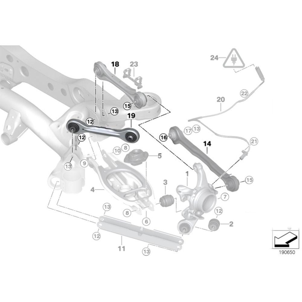 06-13 BMW 3-Series (E90/E91/E92/E93) Godspeed Rear Lateral Toe Arms
