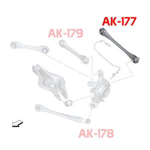 11-UP BMW 1-Series Godspeed Rear Toe Arms With Spherical Bearing