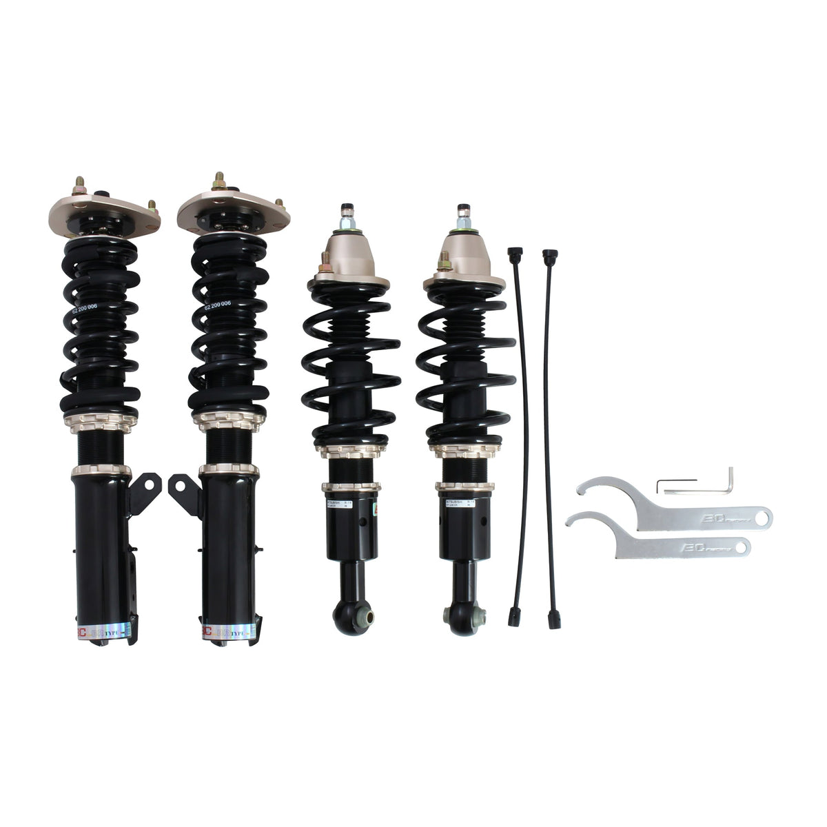 Mitsubishi Lancer Coilovers by BC Racing  Lancer Rally art  FWD / AWD