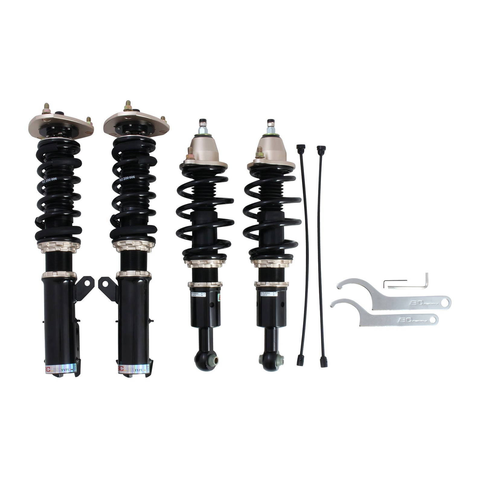 Mitsubishi Lancer Coilovers by BC Racing  Lancer Rally art  FWD / AWD
