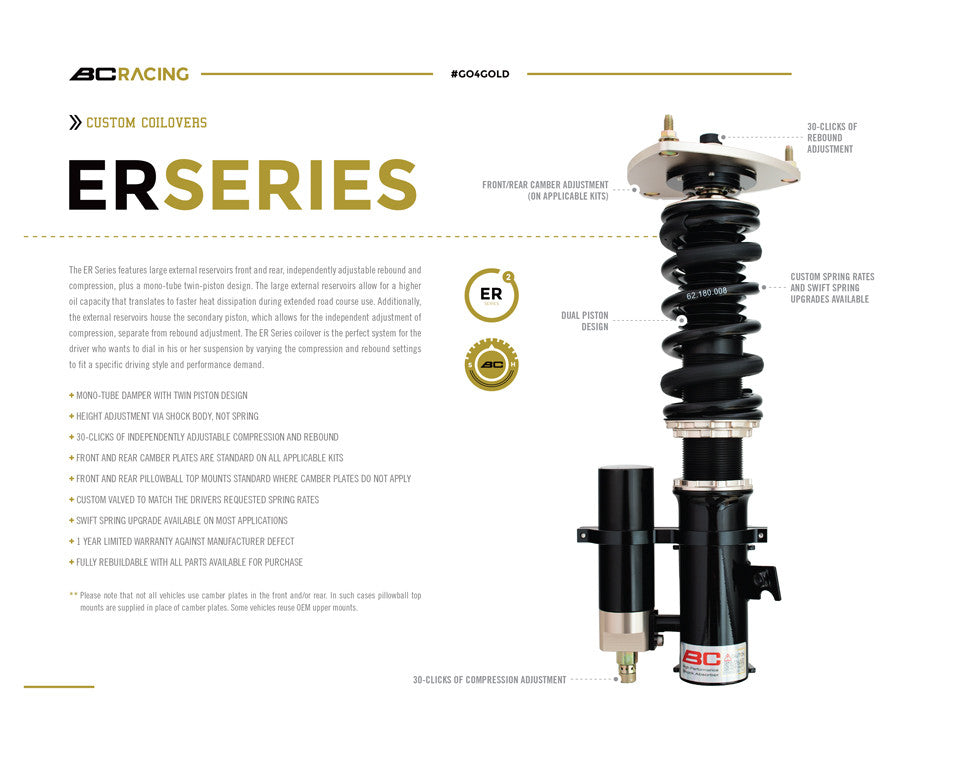 09-UP Nissan 370Z BC Racing ER Coilovers