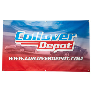 Coiloverdepot Vinyl Shop Banner - 5ft x 3ft