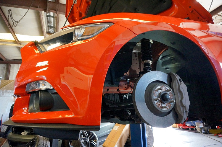 Bcracing front coilovers installed on 2015 Mustang