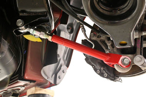 LTA112R-Dodge-Challenger--Lower-Trailing-Arms-w/-On-Car-Adj.-Rod-Ends-Red