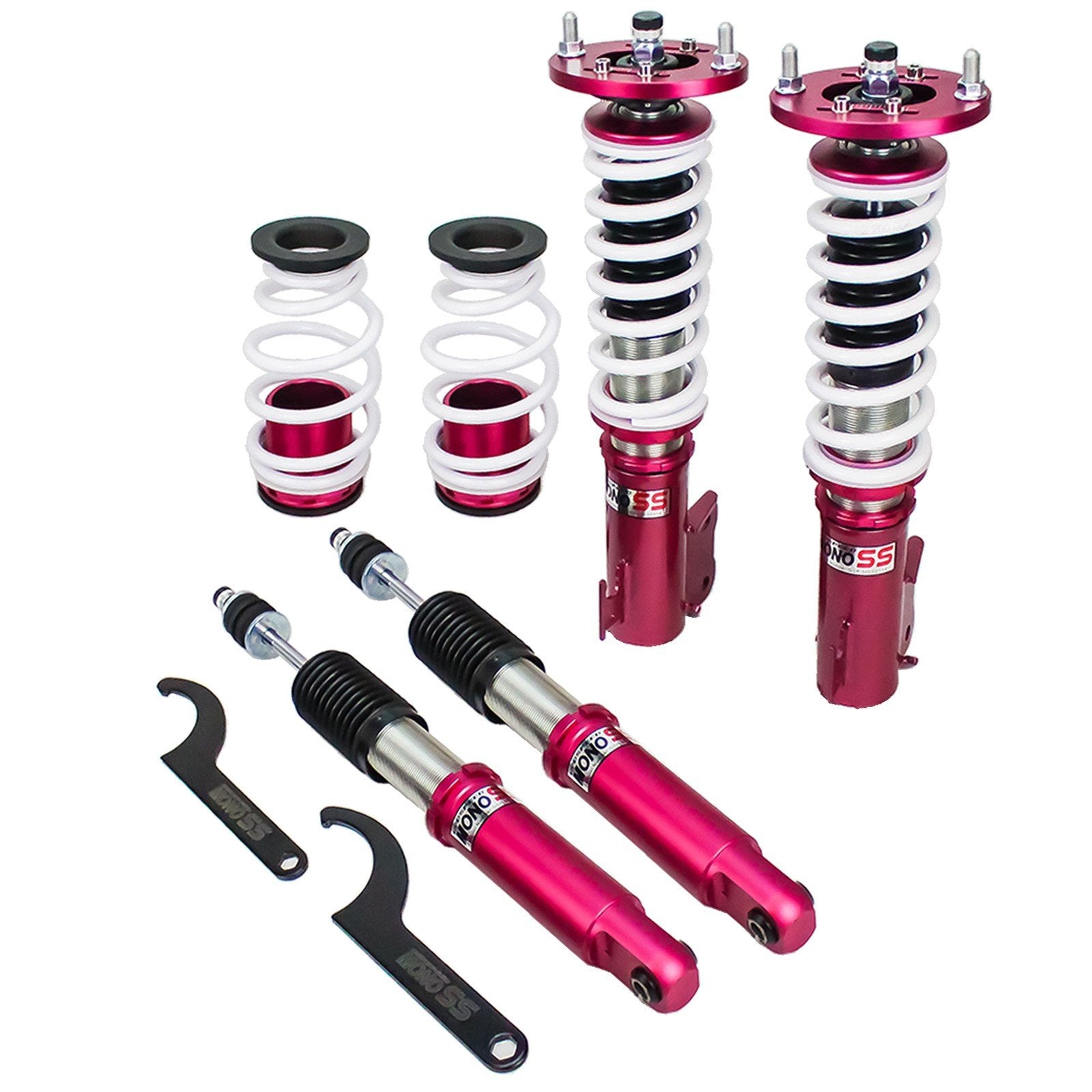 s*a様 MUGEN PRO STARTER ピンク 17-23 Mitsubishi Mirage G4 Sedan (A13A) Godspeed Coilovers- MonoSS