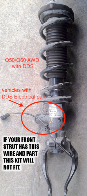 14-20 Infiniti Q50 AWD w/o DDS Godspeed Coilovers- MAXX