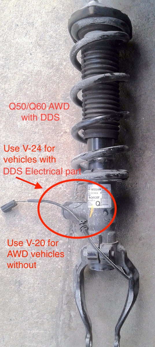 17-UP Infiniti Q50- Q60 AWD w/DDS BC Racing Coilovers - BR Type