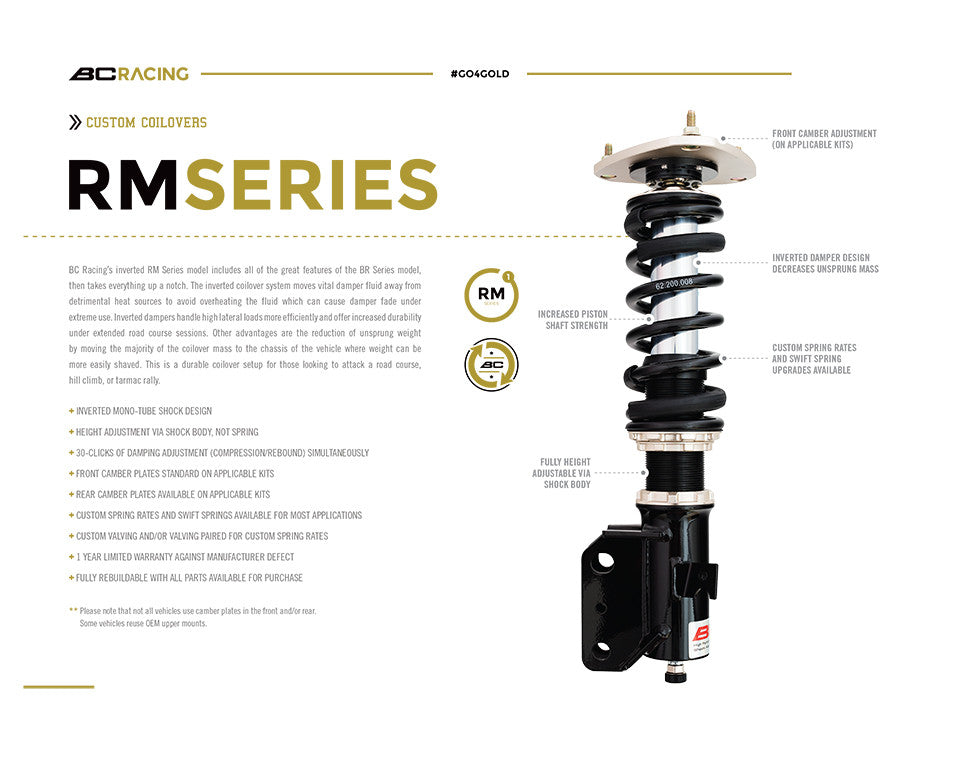 06-11 Honda Civic BC Racing Coilovers - RM Type