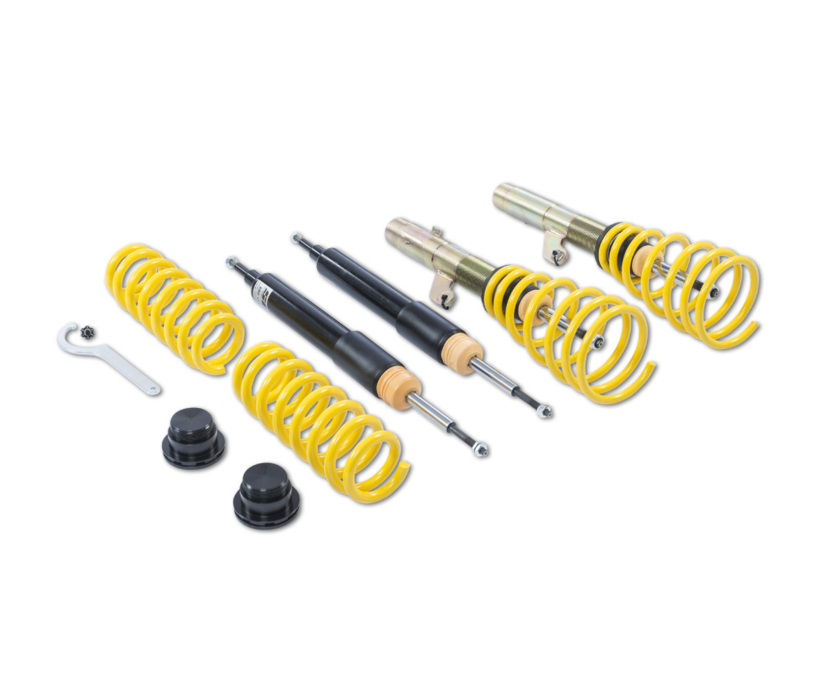How to assemble a coilover suspension in BMW E90?