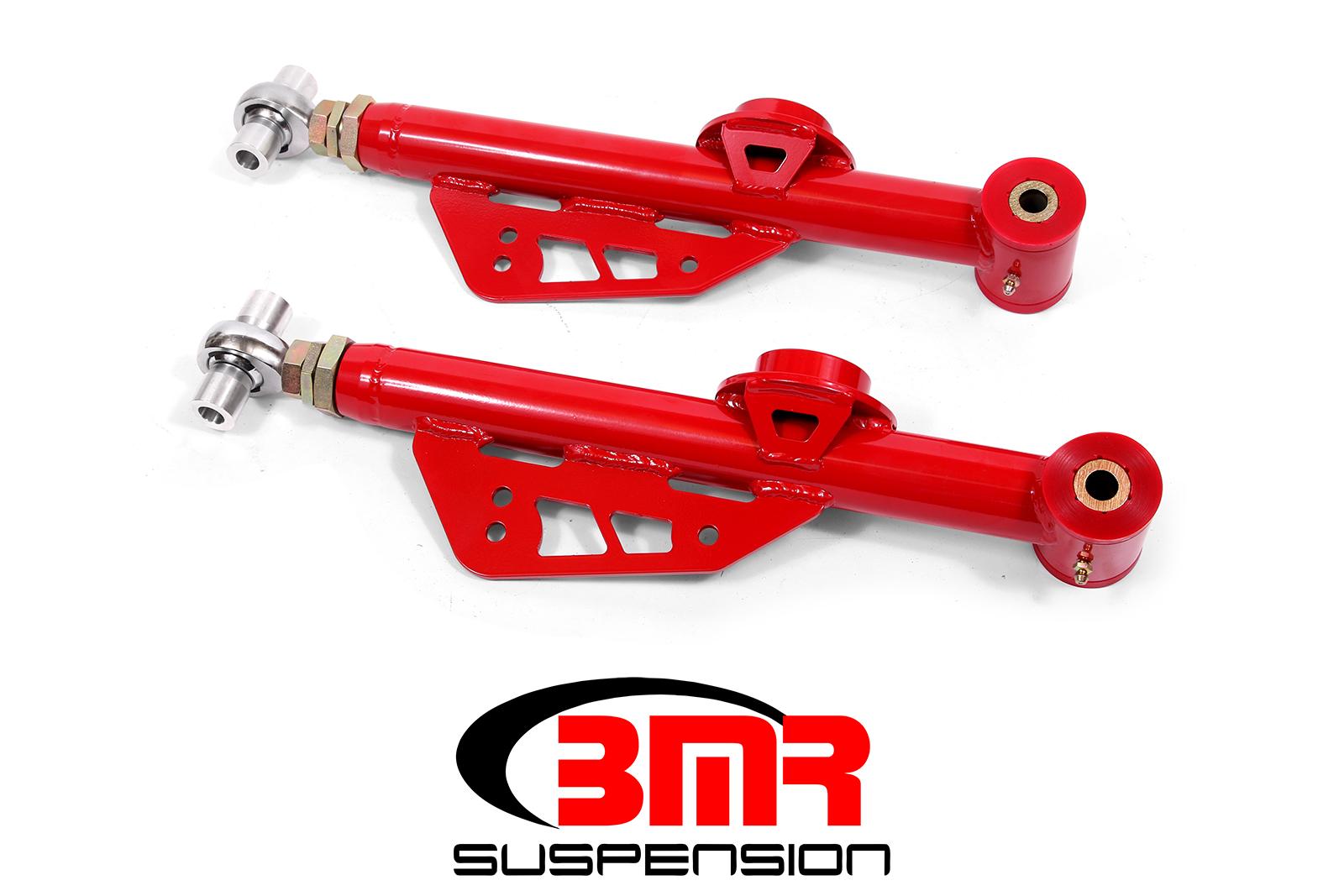 TCA053R-Ford-Mustang--Lower-Control-Arms-/-Rod-End-(Polyurethane)-Red