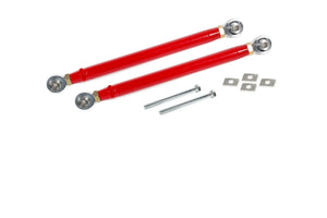 TR007R-Ford-Mustang--Rear-Double-Adj.-Rod-Ends-Toe-Rods-Red