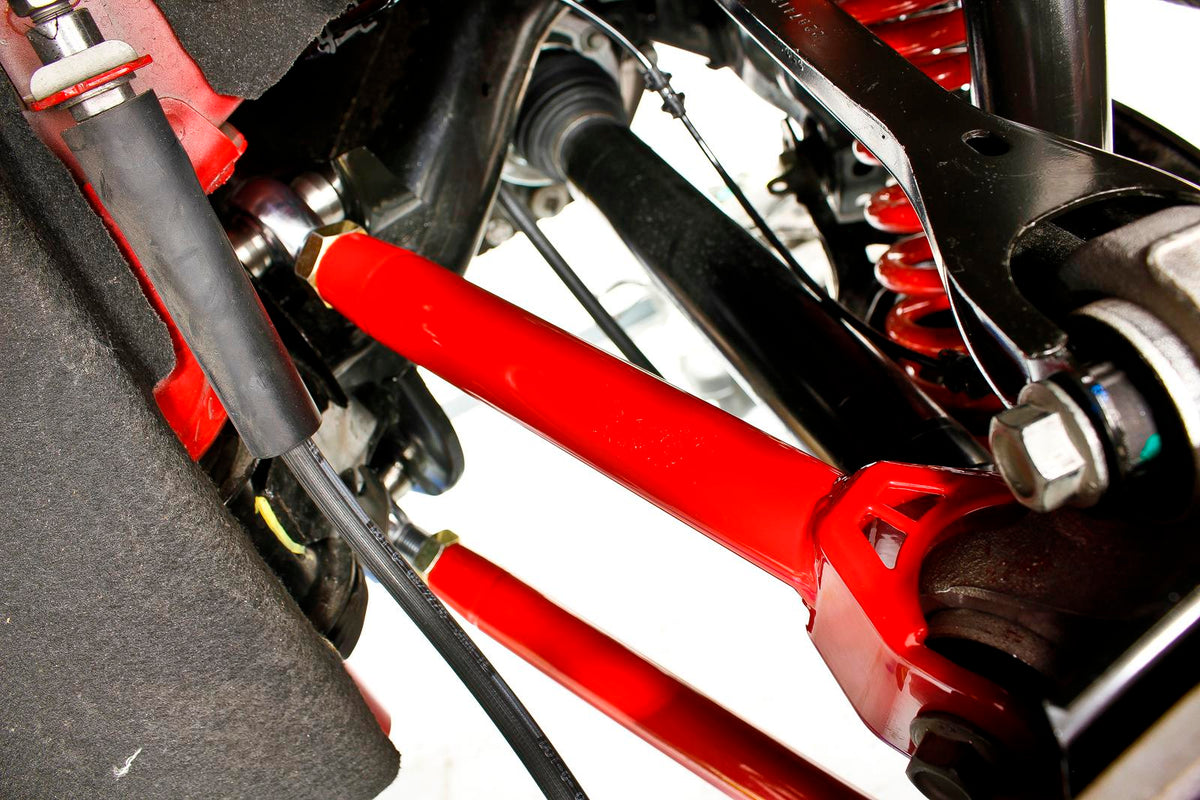 UTCA059R-Chevrolet-Camaro--Upper-Trailing-Arms-w/-Single-Adj.-Rod-Ends-Red