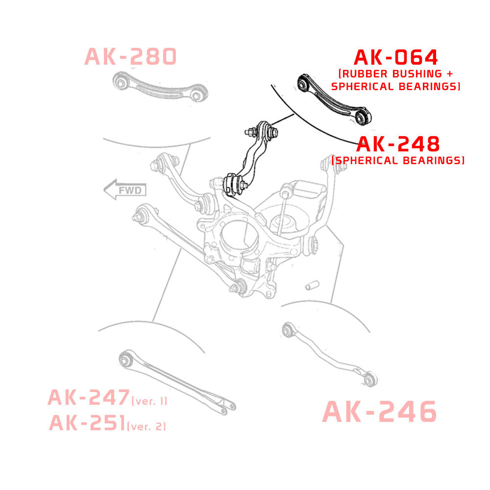 05-UP Dodge Challenger Godspeed Rear Camber Arms