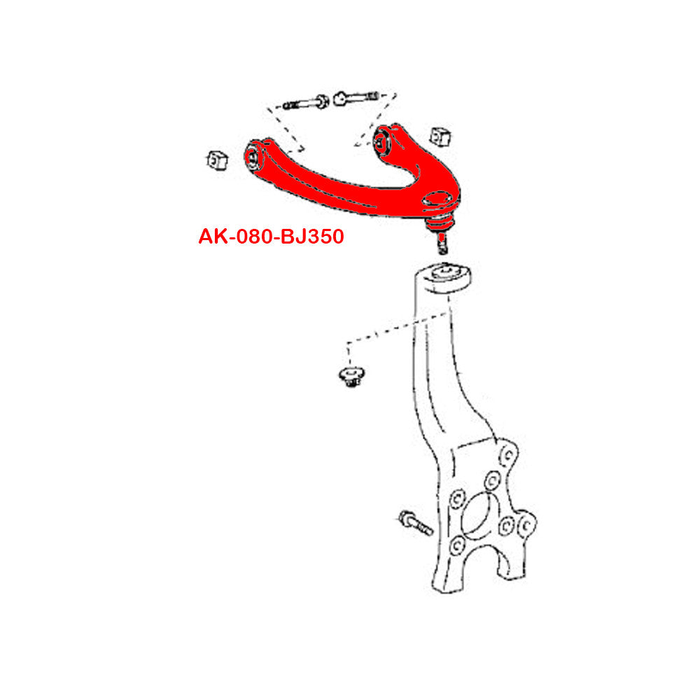 AK-080-BJ300-Lexus-IS300-Adjustable-Front-Camber-Arms-