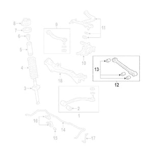 03-06 Mitsubishi Evo 8/9 Godspeed Adjustable Rear Lower Control Arms