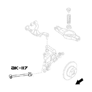 07-13 Nissan Altima Godspeed Adjustable Rear Toe Arms