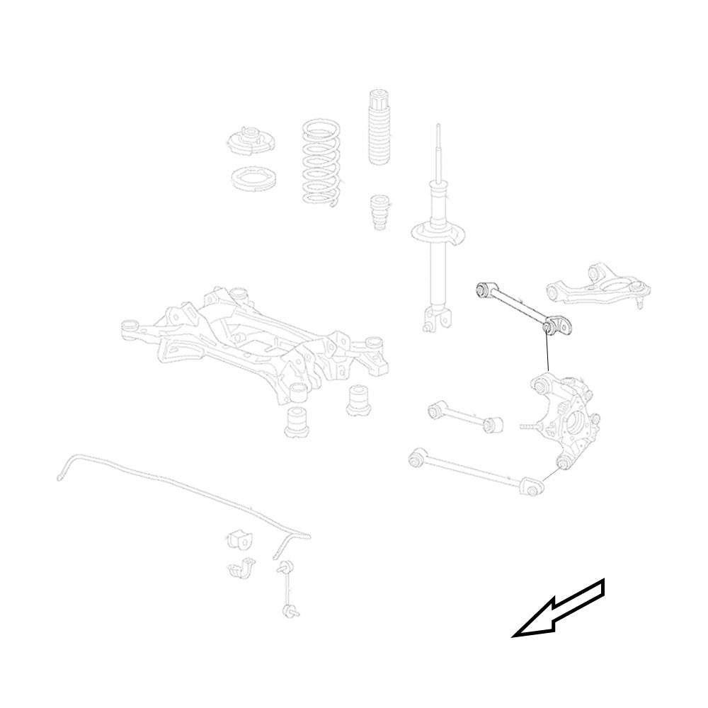 09-14 Acura TSX Rear Adjustable Camber Arms - Godspeed