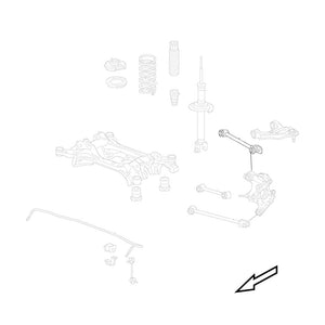 09-14 Acura TSX Rear Adjustable Camber Arms - Godspeed
