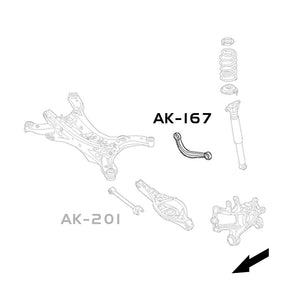 14-UP Mazda 6 Godspeed Adjustable Rear Camber Arms With Spherical Bearings