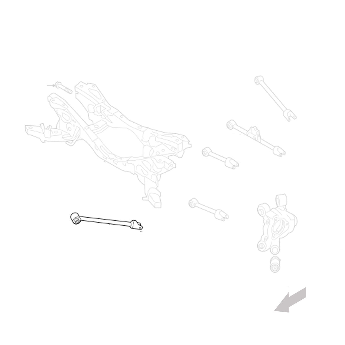 AK-199-Mazda-Miata-Adjustable-Rear-Traction-Arms-With-Spherical-Bearings