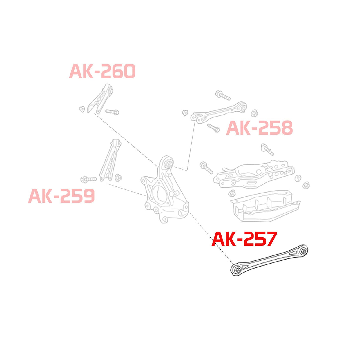 14-19 Cadillac CTS Godspeed Adjustable Rear Trailing Arms