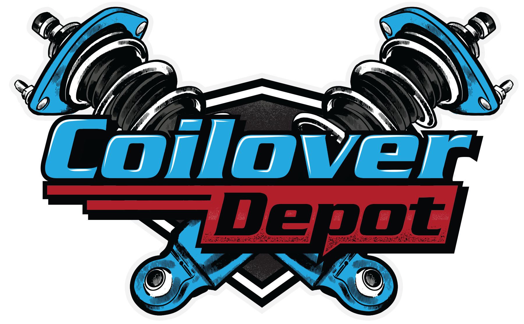 Depot Sticker Coilover Depot Sticker Pack, Includes 5 Vinyl Die Cut Stickers ...