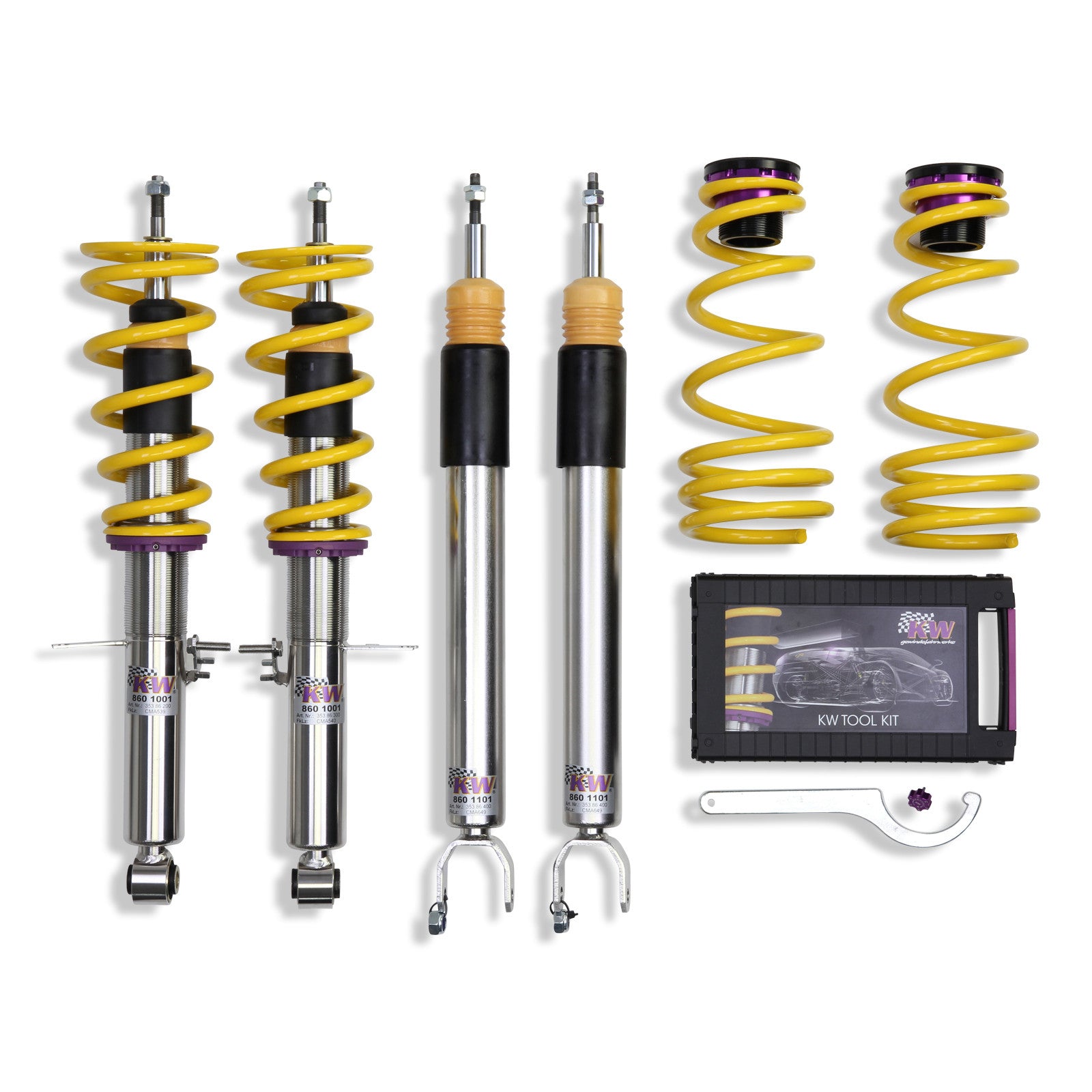 09+ Nissan 370z KW Coilovers - V3 - coiloverdepot.com