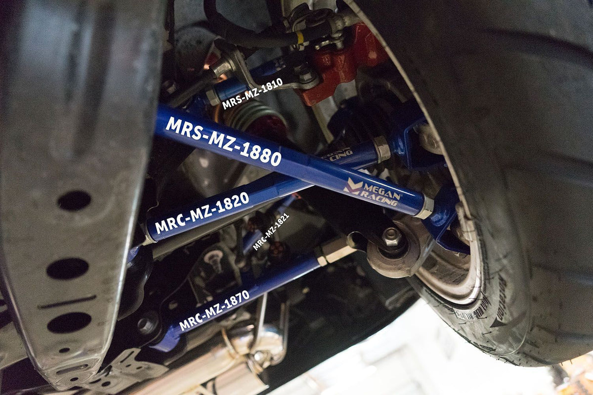 16-UP Mazda Miata Megan Racing Rear Toe Arms With Pillowball