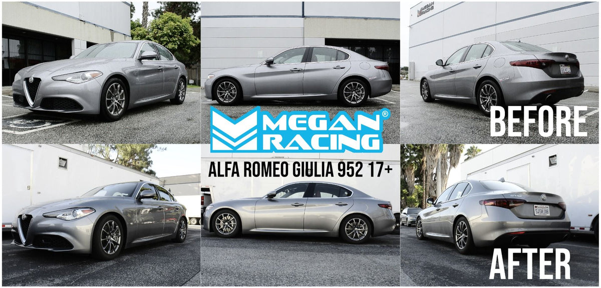 17+ Alfa Romeo Giulia 952 RWD Megan Racing Coilovers - Euro Series