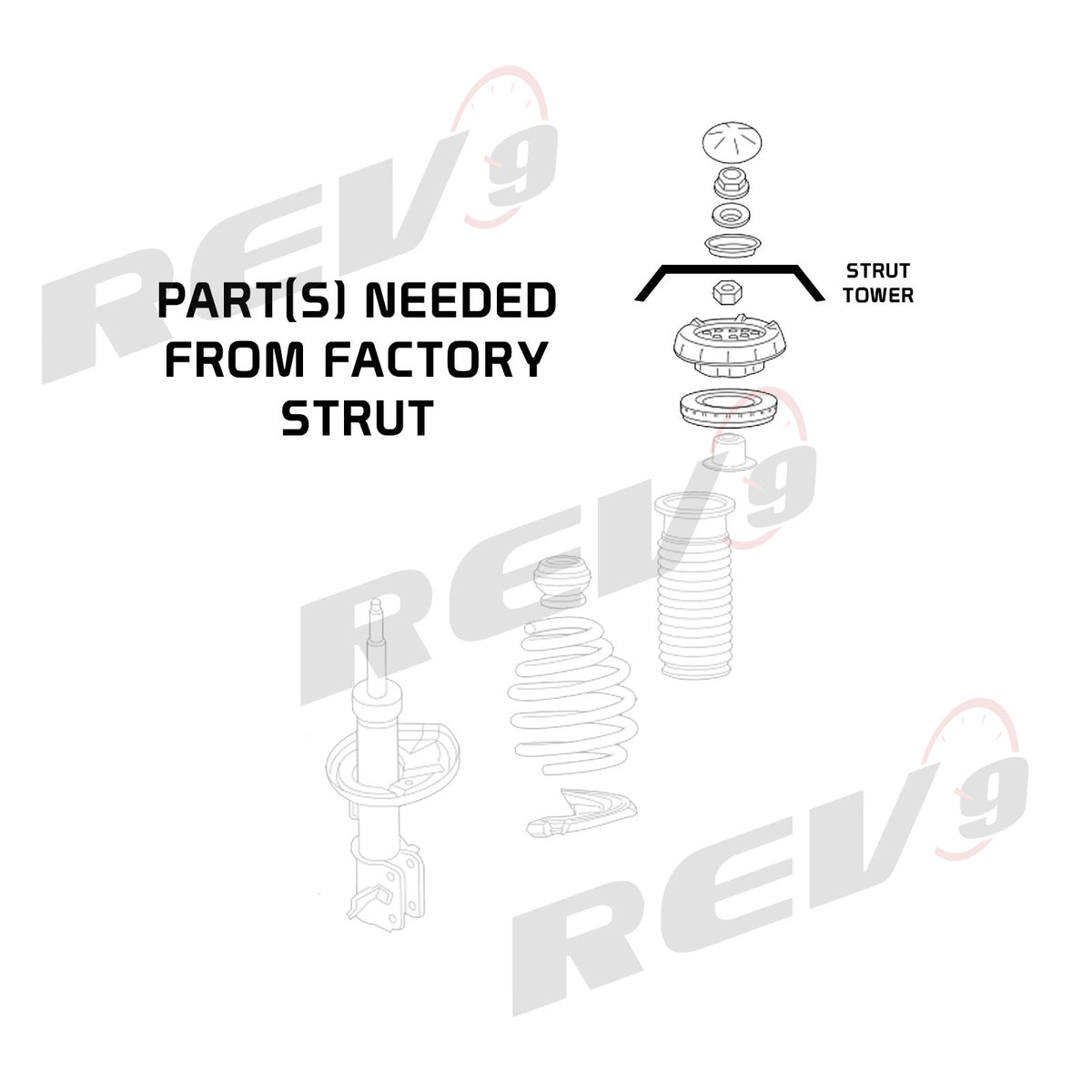 10-15 Chevy Cruze Rev9 Hyper Street II Coilovers